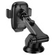 Автомобільний тримач із бездротовою зарядкою Hoco HW32 Crown push-type wireless Black