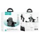 Автомобільний тримач із бездротовою зарядкою Hoco HW32 Crown push-type wireless Black