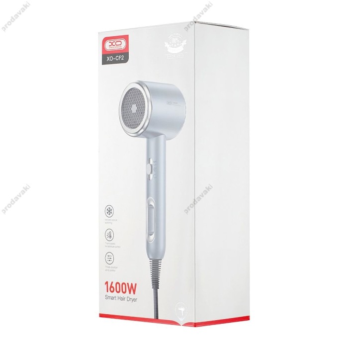 Фен XO CF2 Handheld Temperature Control Hair Dryer 1600W Blue