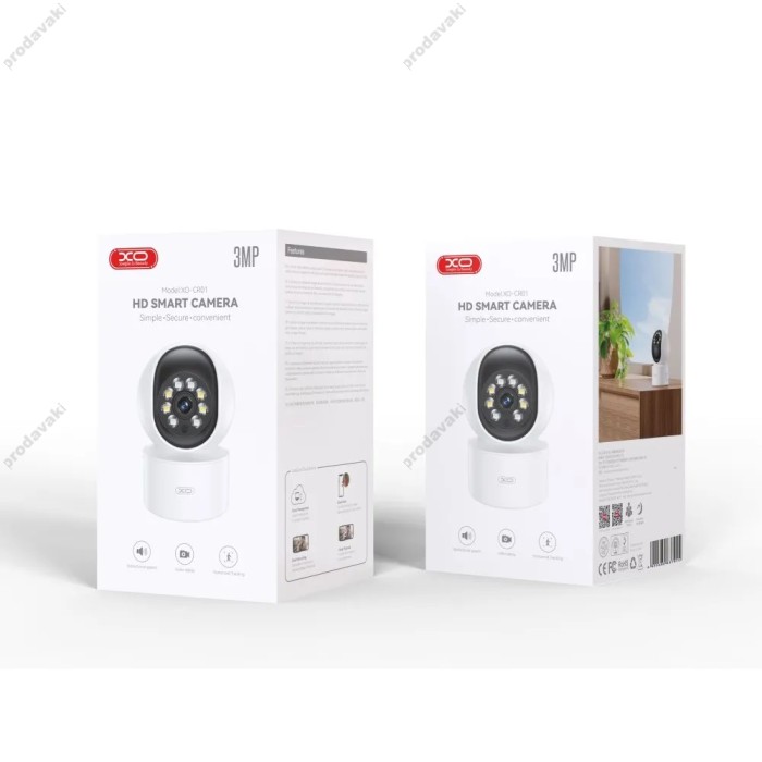 Камера відеоспостереження XO CR01 Smart Treasure 3MP Camera White