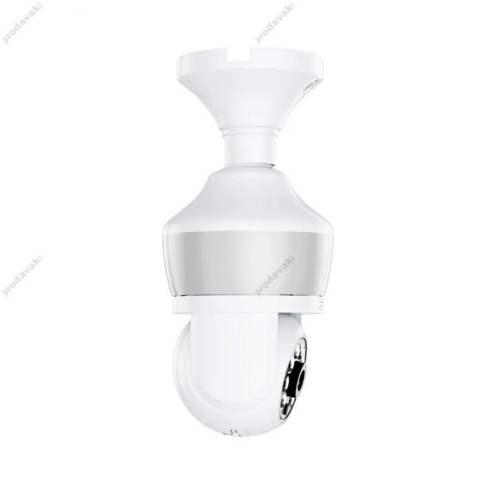 Камера відеоспостереження XO CR05 Upgraded Magic Bulb 300W Pixel Camera White