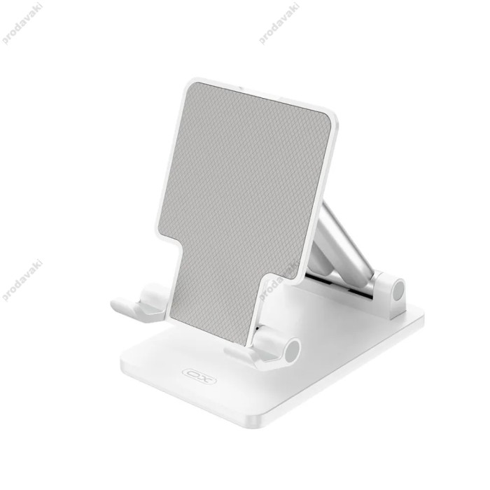Настільний тримач XO C134 Flat plastic desktop tablet holder White