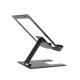 Настільний тримач XO C136 Small flat hollow all metal tablet holder Black