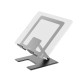 Настільний тримач XO C136 Small flat hollow all metal tablet holder Black