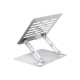 Підставка для ноутбука та MacBook XO C152 Large Metal Laptop Holder Silver