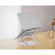 Підставка для ноутбука та MacBook XO C152 Large Metal Laptop Holder Silver