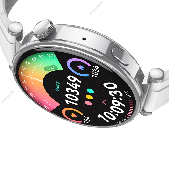 Смарт-годинник XO GT4 mini AMOLED Screen Smart Sports Talking Watch Silver