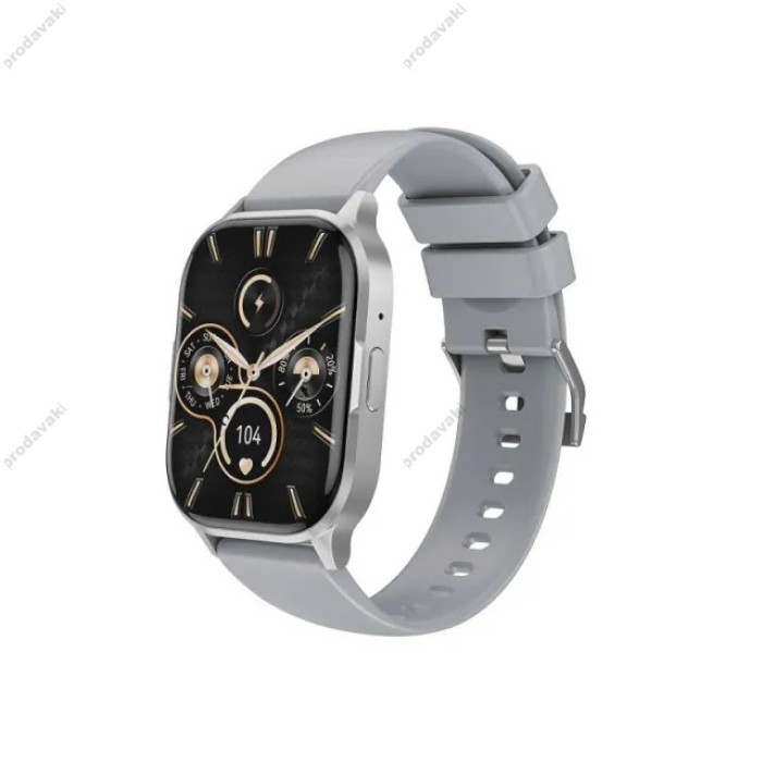 Смарт-годинник XO J10 AMOLED Screen Star Mist Magnetic Square Smart Sports Talking Watch Grey