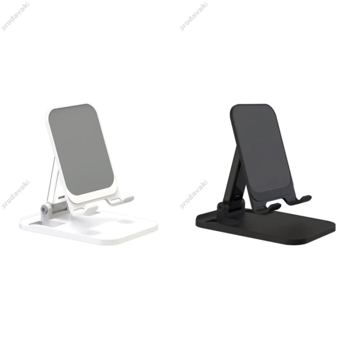 Настільний тримач XO C67 Aluminum alloy desktop holder for phone White