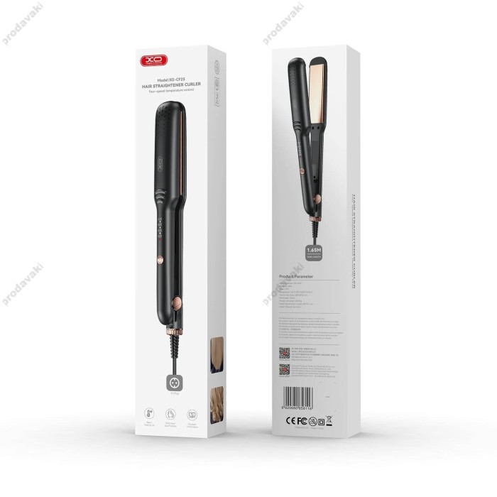 Плойка для волосся XO CF25 Smart Hair Straightening Board Black