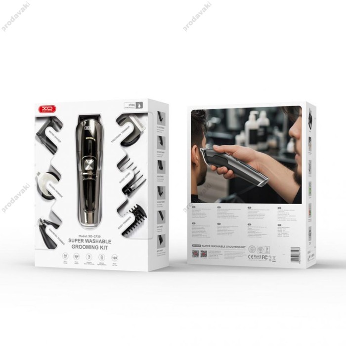 Машинка для стрижки волосся XO CF30 6in1 black