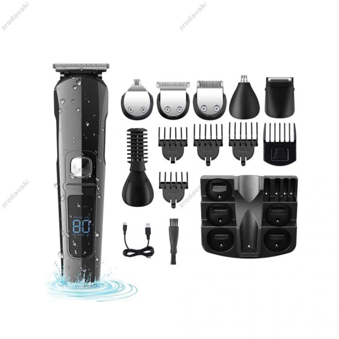 Машинка для стрижки волосся XO CF30 6in1 black