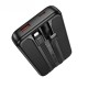 Повербанк портативний акумулятор Power bank Hoco Q28 Victory with watch 22.5W 10000 mAh Black