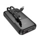Повербанк портативний акумулятор Power bank Hoco Q28 Victory with watch 22.5W 10000 mAh Black
