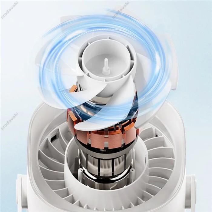 Портативний міні вентилятор CH WT-F87 White