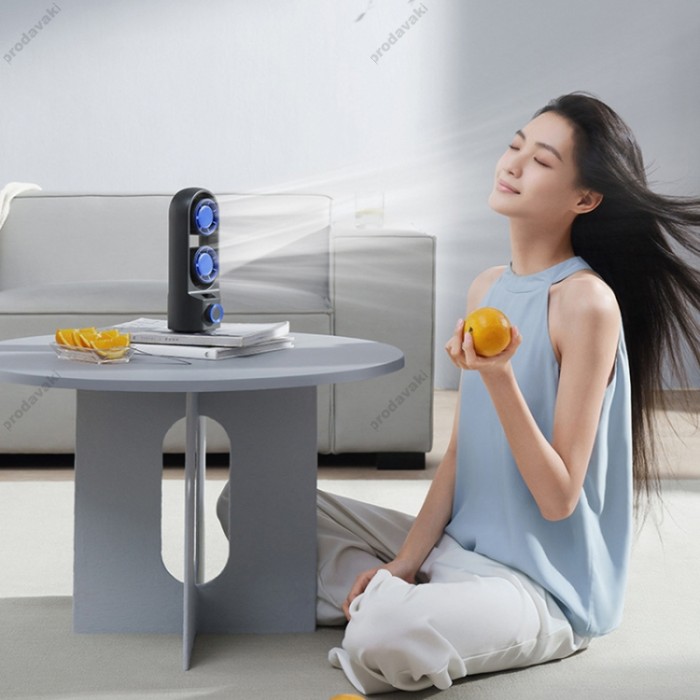 Портативний міні вентилятор CH WT-F84 Blue