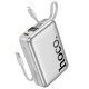 Повербанк портативний акумулятор Power Bank Hoco Q39 Eminente 22.5W 20000 mAh Silver
