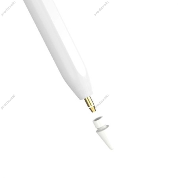 Стілус XO ST-08 Magnetic Capacitive Pen for Ipad Prevents False Contacts White