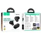 Бездротові Bluetooth навушники HOCO EQ19 Plus Duke V true wireless ANC+ENC BT 5.4 Black
