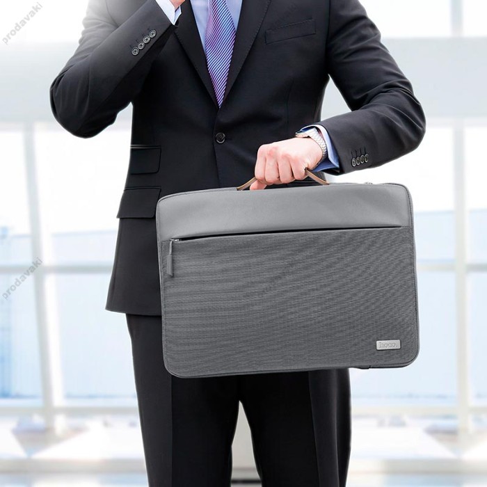 Сумка HOCO GT7 Extraordinary series Laptop bag для MacBook ноутбука планшета 13"-14.2" Gray