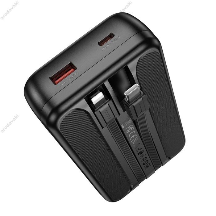 Повербанк портативний акумулятор Power bank Hoco Q28A Victory fully compatible 22.5W 20000 mAh Black