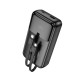 Повербанк портативний акумулятор Power bank Hoco Q28A Victory fully compatible 22.5W 20000 mAh Black