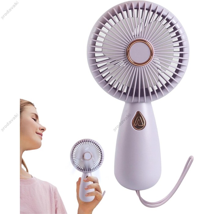 Портативний міні вентилятор CH ZB103 Lilac