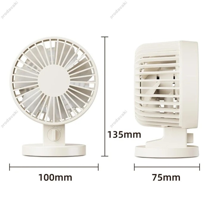 Портативний міні вентилятор CH WT8019 White