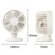 Портативний міні вентилятор CH WT8019 White