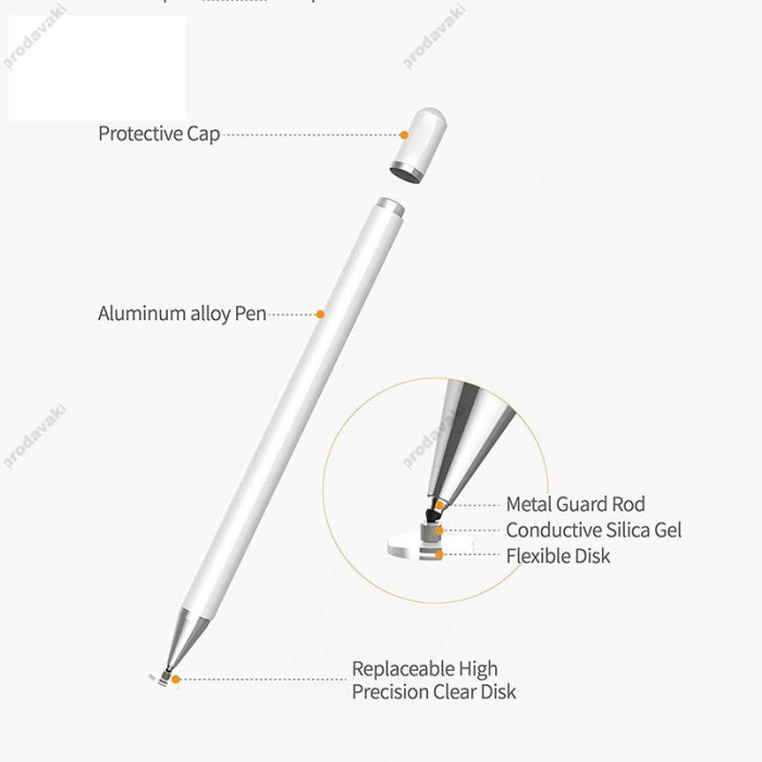 Стілус XO ST-06 Universal touch-sensitive Capacitor Pen Чорний