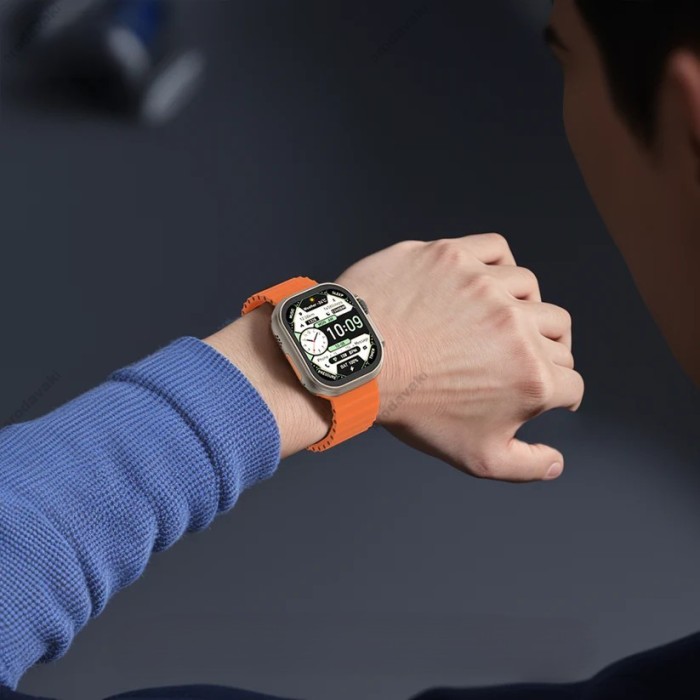Смарт-годинник (Smart Watch) XO M11 Ultra Curved Screen 9th Generation Wireless Charging Smart Talking Watch Orange