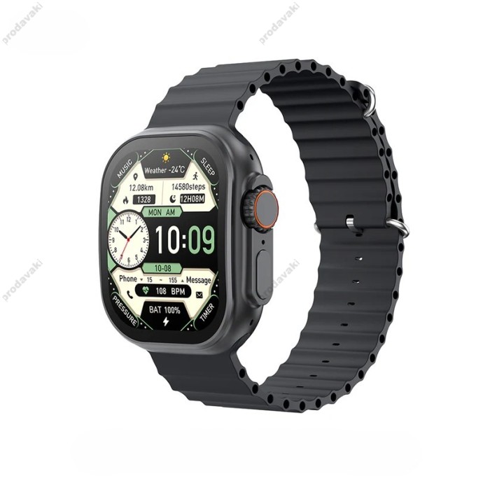 Смарт-годинник (Smart Watch) XO M11 Ultra Curved Screen 9th Generation Wireless Charging Smart Talking Watch Black