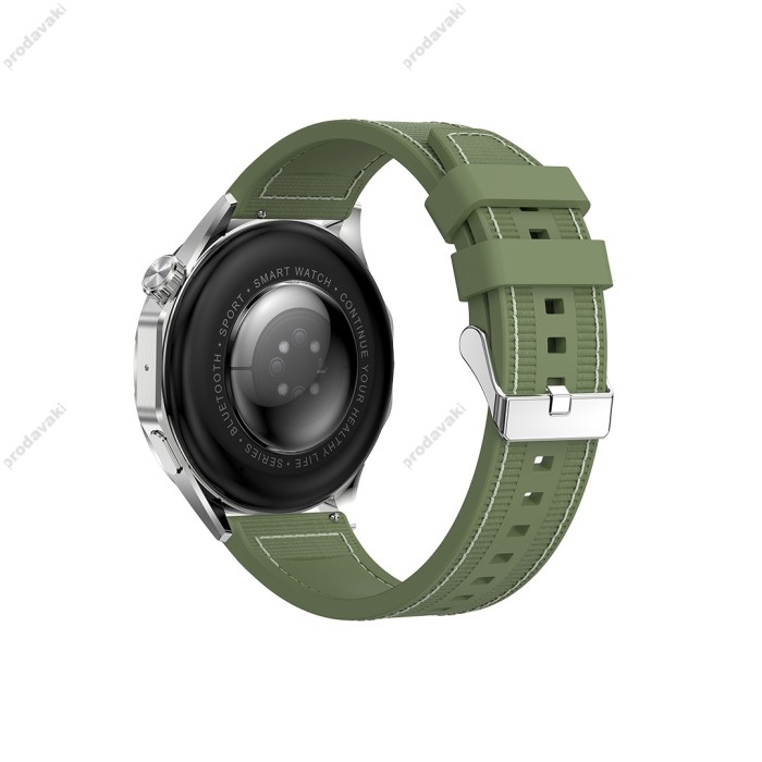 Смарт-годинник XO Watch 4 AMOLED Smart Sports Call Watch Silver