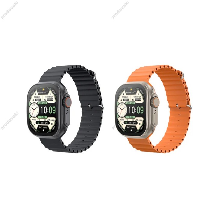 Смарт-годинник (Smart Watch) XO M11 Ultra Curved Screen 9th Generation Wireless Charging Smart Talking Watch Orange