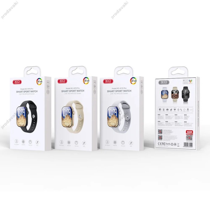 Смарт-годинник XO W10 Pro AMOLED Screen 10 Generation Wireless Charging Smart Talking Watch Gold