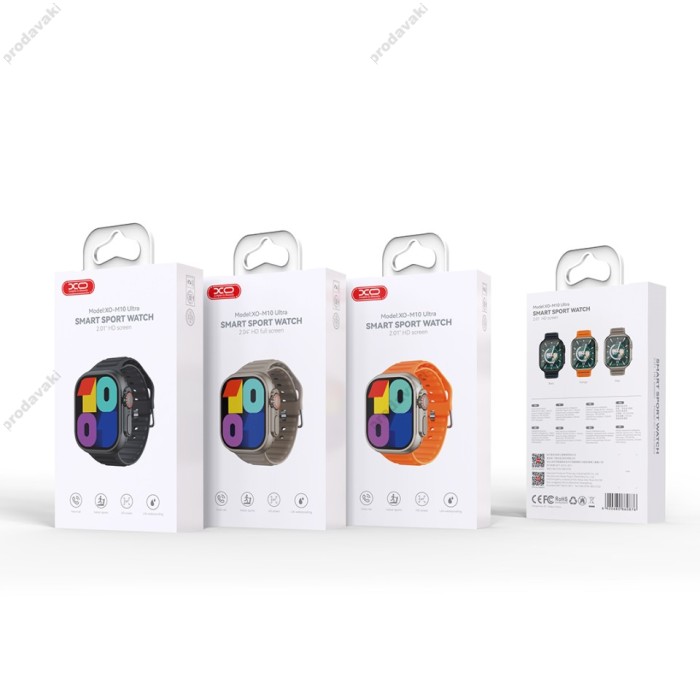 Смарт-годинник (Smart Watch) XO M10 Ultra 9th Wireless Charging Smart Sports Talking Watch Grey