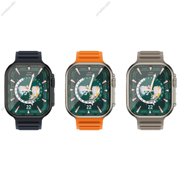 Смарт-годинник (Smart Watch) XO M10 Ultra 9th Wireless Charging Smart Sports Talking Watch Grey