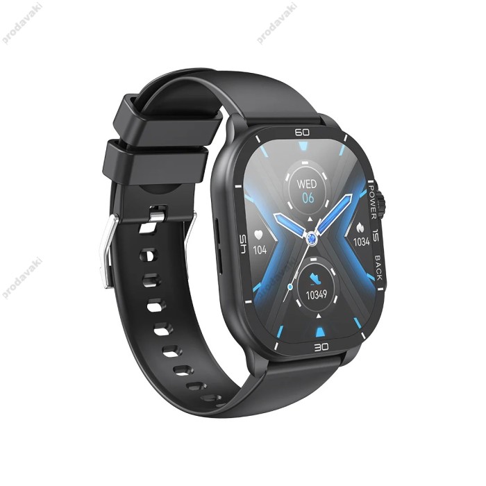 Смарт-годинник (Smart Watch) XO J12 AMOLED Screen Smart Sports Talking Watch Black