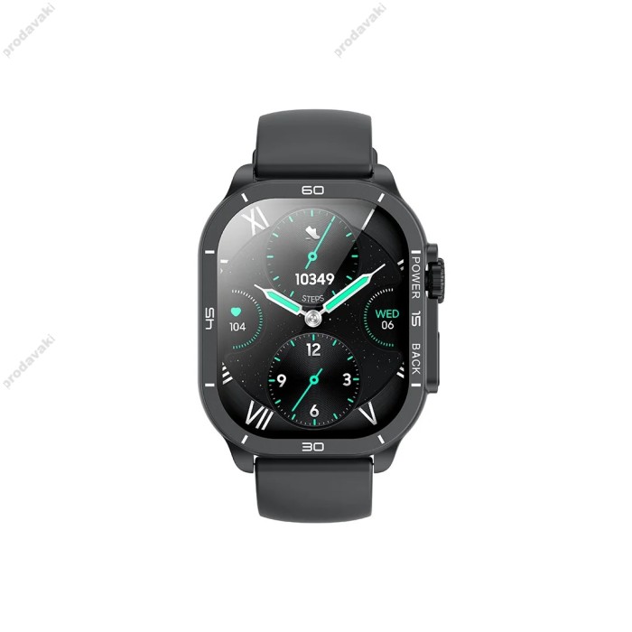 Смарт-годинник (Smart Watch) XO J12 AMOLED Screen Smart Sports Talking Watch Black