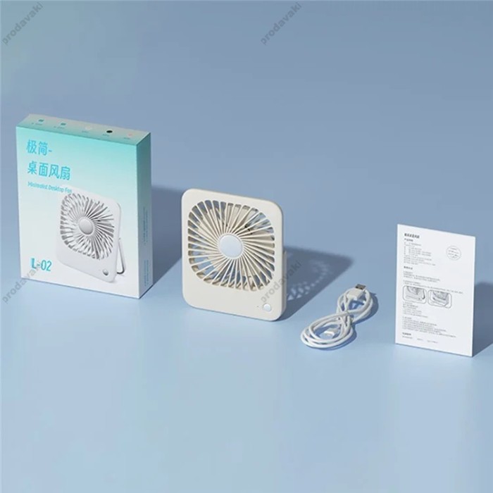 Портативний міні вентилятор CH L-02 Blanc