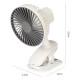 Портативний міні вентилятор CH MZL-31a White
