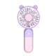 Портативний міні вентилятор CH Y-19 violet/pink