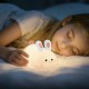 Нічний світильник HOCO HX16 Silicone Big Face Rabbit lamp 7h White