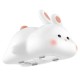 Нічний світильник HOCO HX16 Silicone Big Face Rabbit lamp 7h White