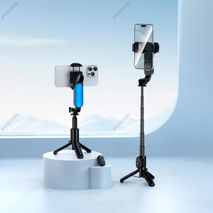 Одновісний стабілізатор (стедікам) HOCO K90 Feliz single-axis live broadcast holder 0.70m Black