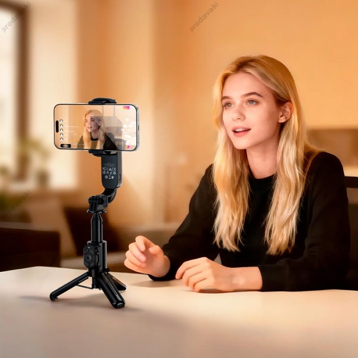 Одновісний стабілізатор (стедікам) HOCO K90 Feliz single-axis live broadcast holder 0.70m Black