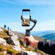 Трехосьовий стабілізатор (стедікам) Hoco K91 Three-axis intelligent gimbal app tripod Black