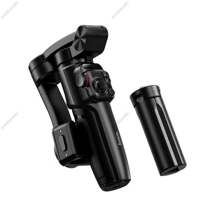 Трехосьовий стабілізатор (стедікам) Hoco K91 Three-axis intelligent gimbal app tripod Black