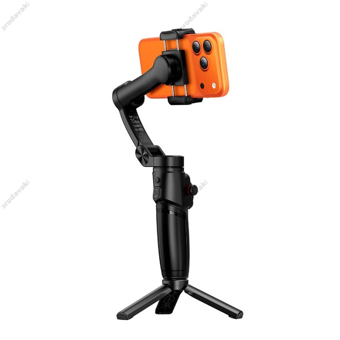 Трехосьовий стабілізатор (стедікам) Hoco K91 Three-axis intelligent gimbal app tripod Black