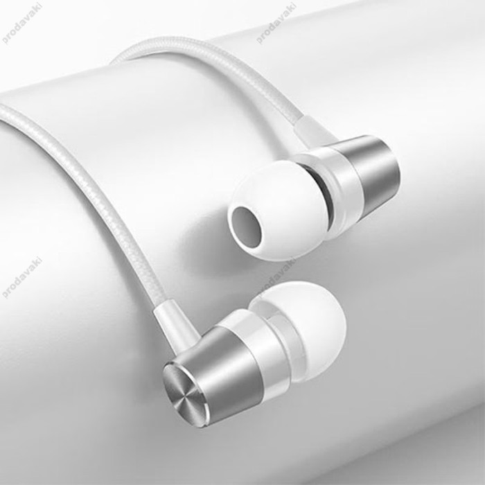 Дротові навушники USAMS EP-42 In-ear Earphone 3.5mm White